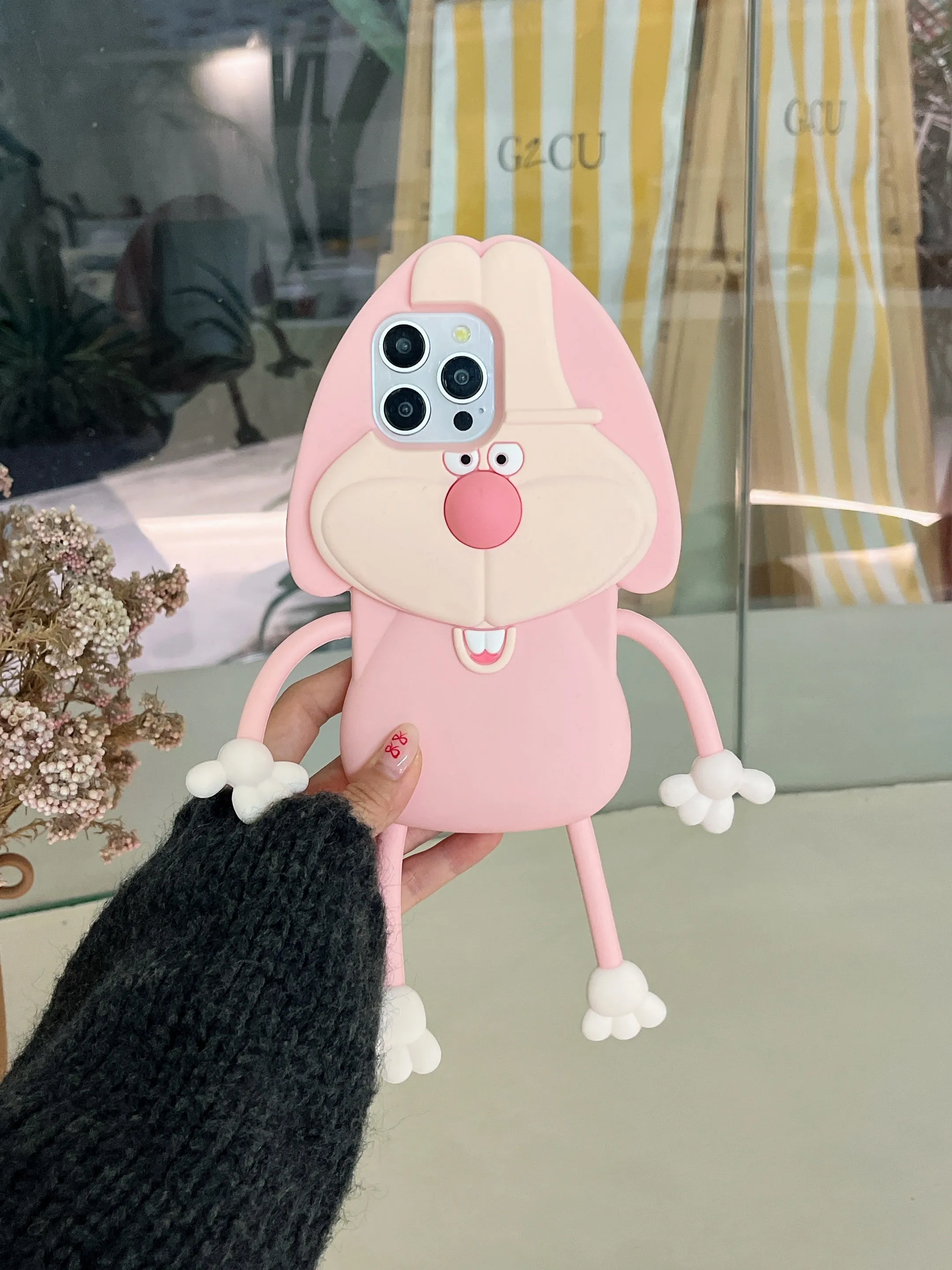 Cute Rabbit Designer 3D Silicon Case for iPhone