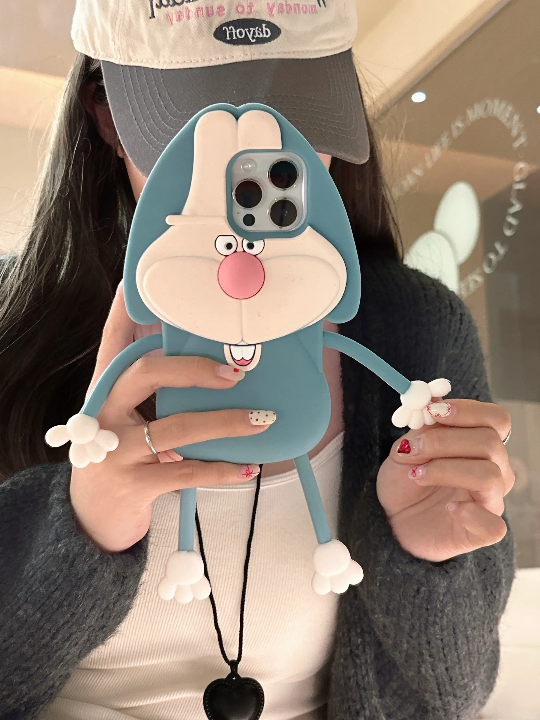 Cute Rabbit Designer 3D Silicon Case for iPhone