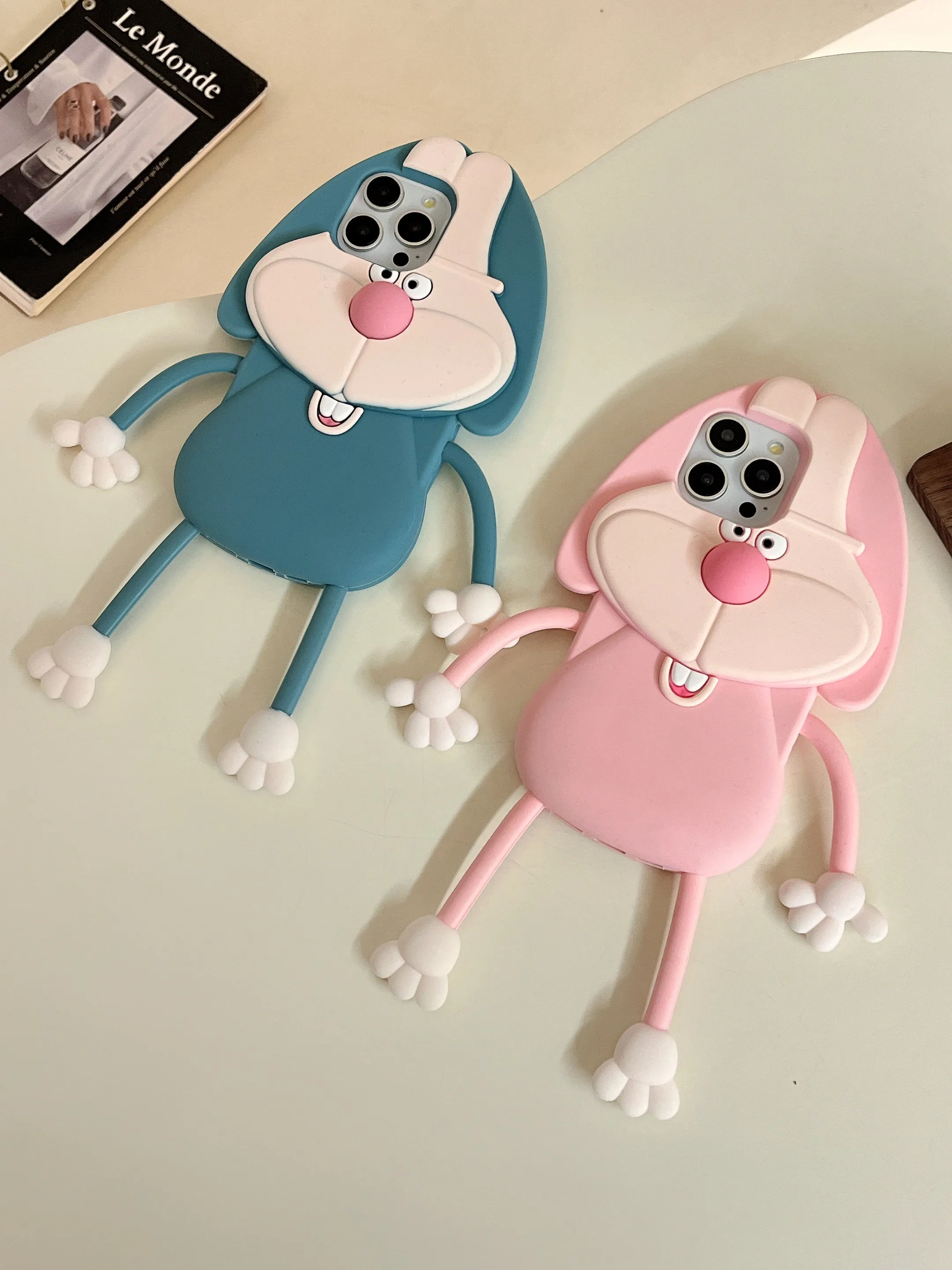 Cute Rabbit Designer 3D Silicon Case for iPhone