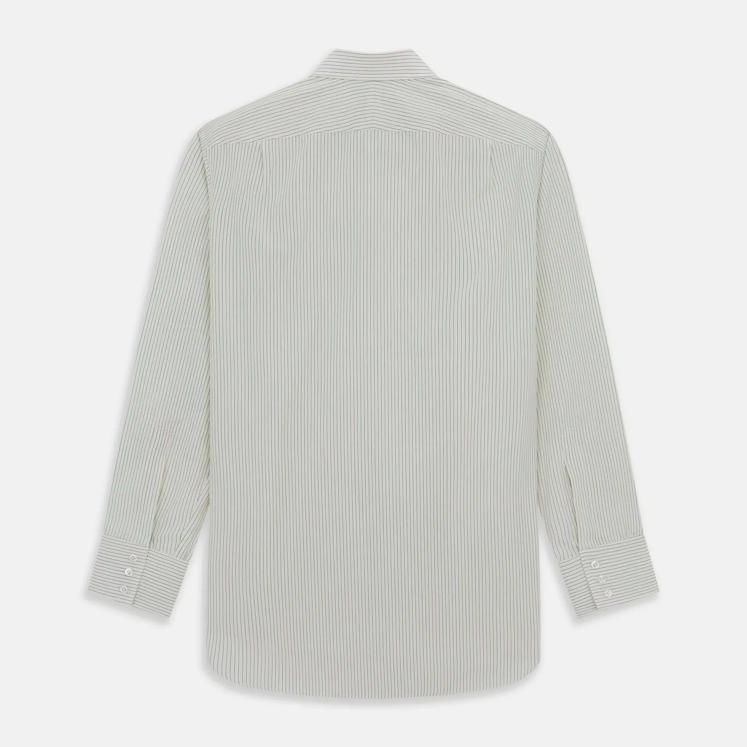Dark Green Pinstripe Mayfair Shirt
