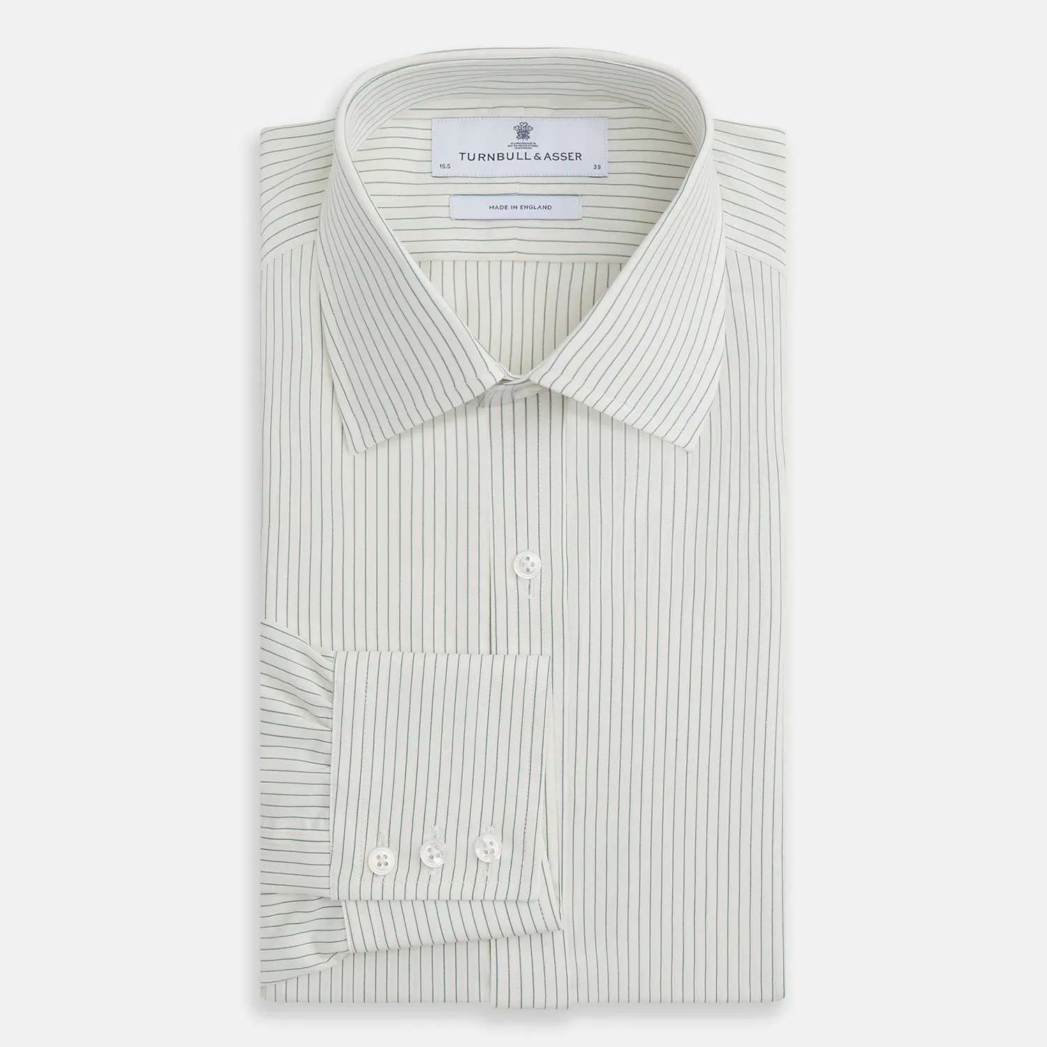 Dark Green Pinstripe Mayfair Shirt