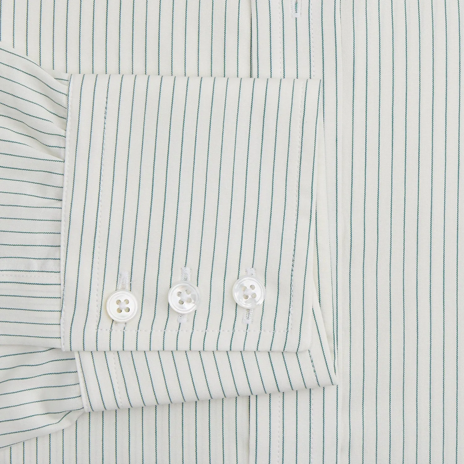 Dark Green Pinstripe Mayfair Shirt