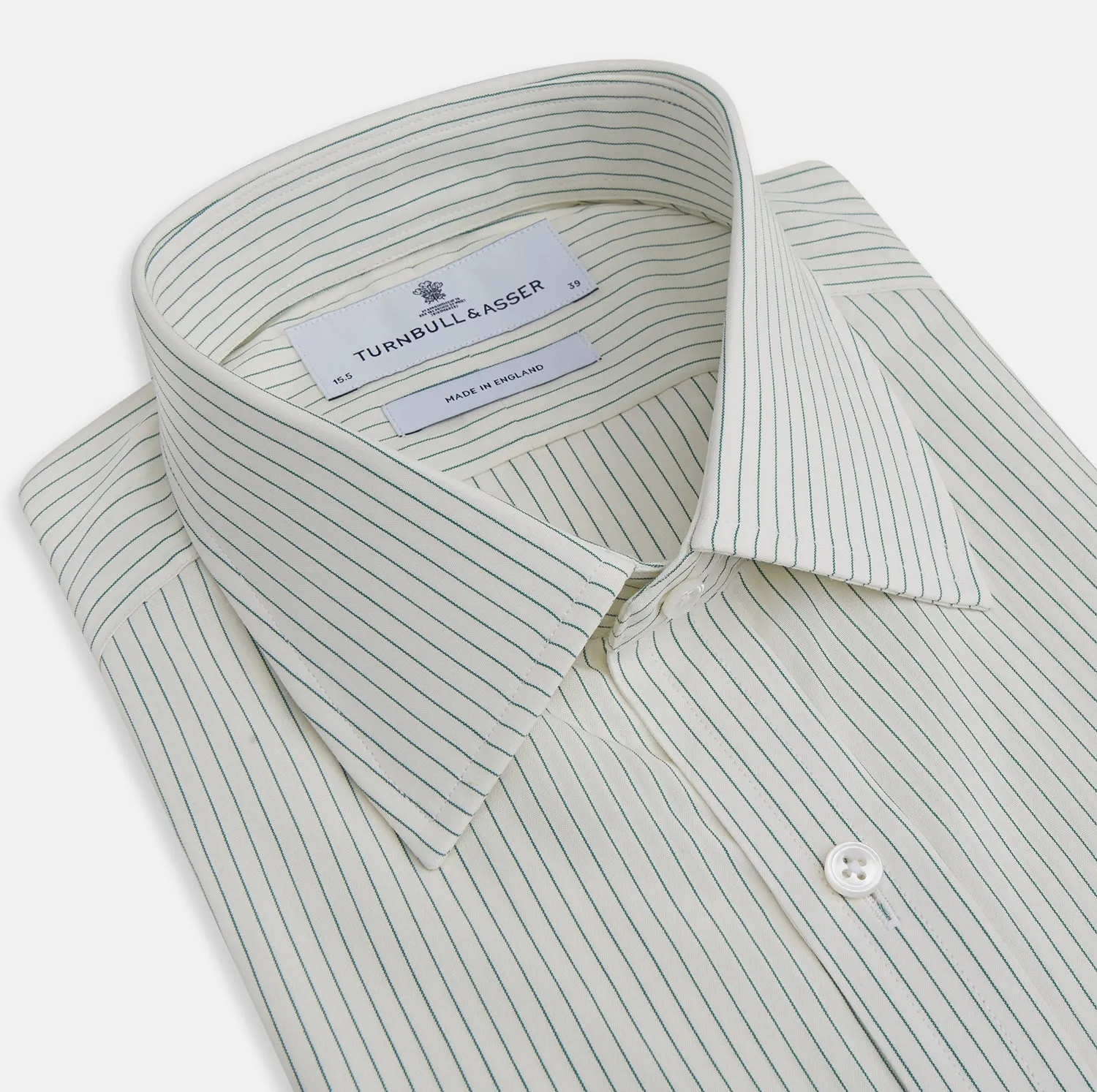 Dark Green Pinstripe Mayfair Shirt