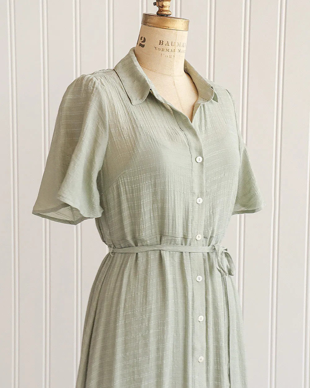 Day Trip to Lille Dress - Sage