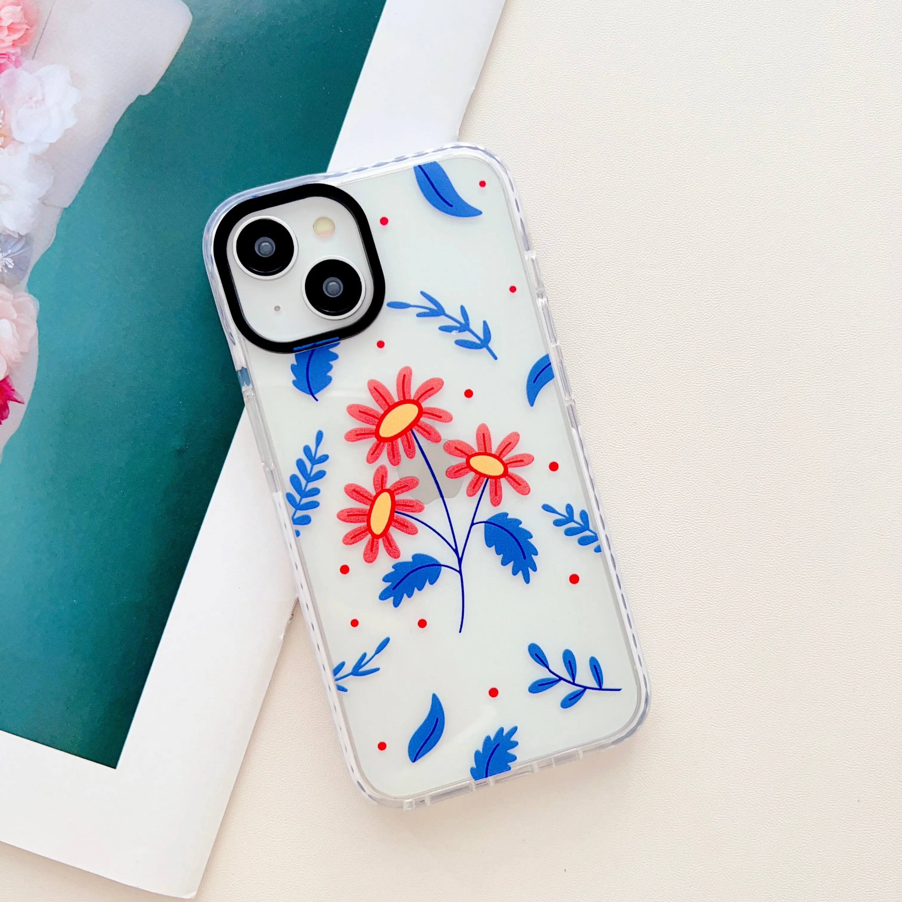 Designer Floral Impact Proof Case for iPhone