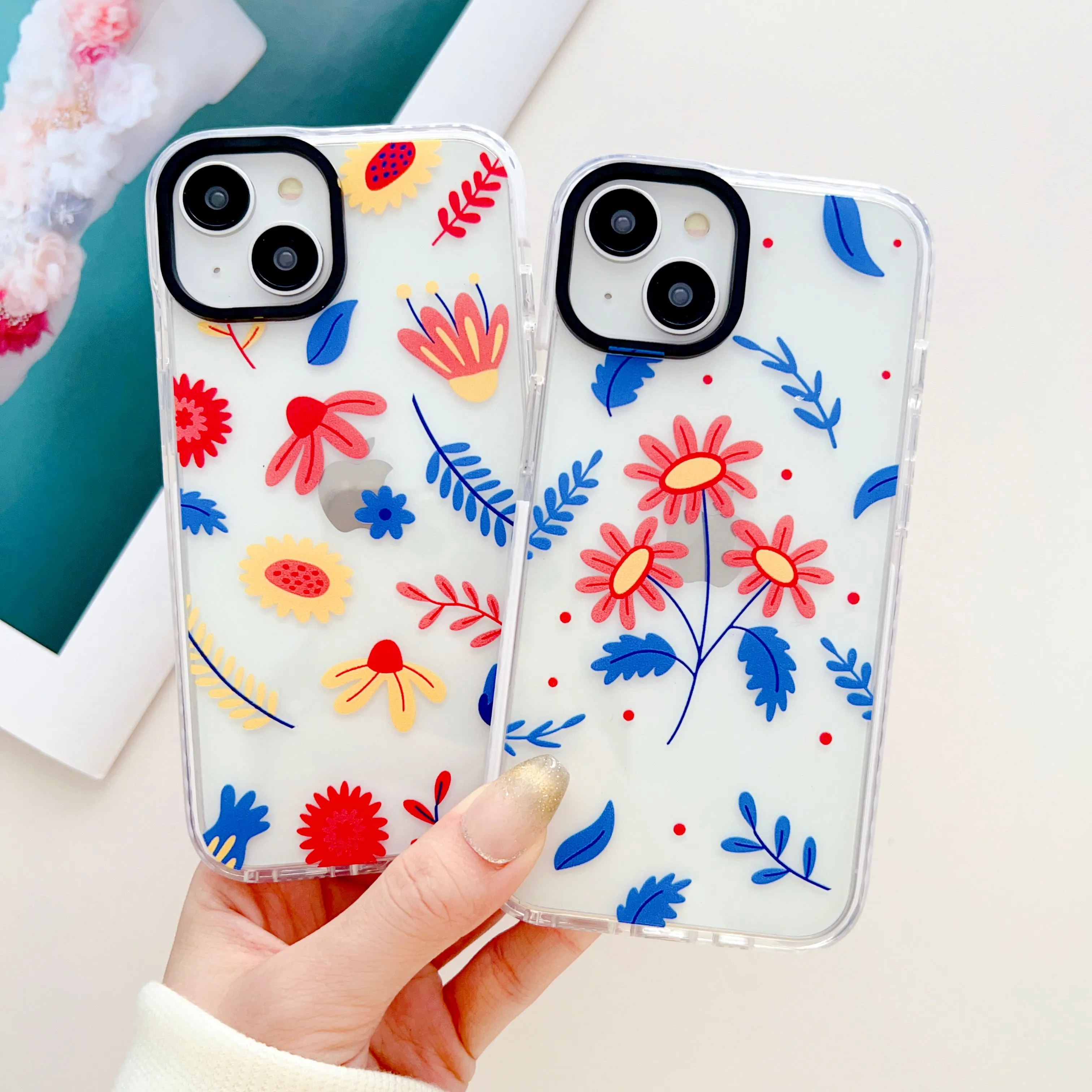 Designer Floral Impact Proof Case for iPhone