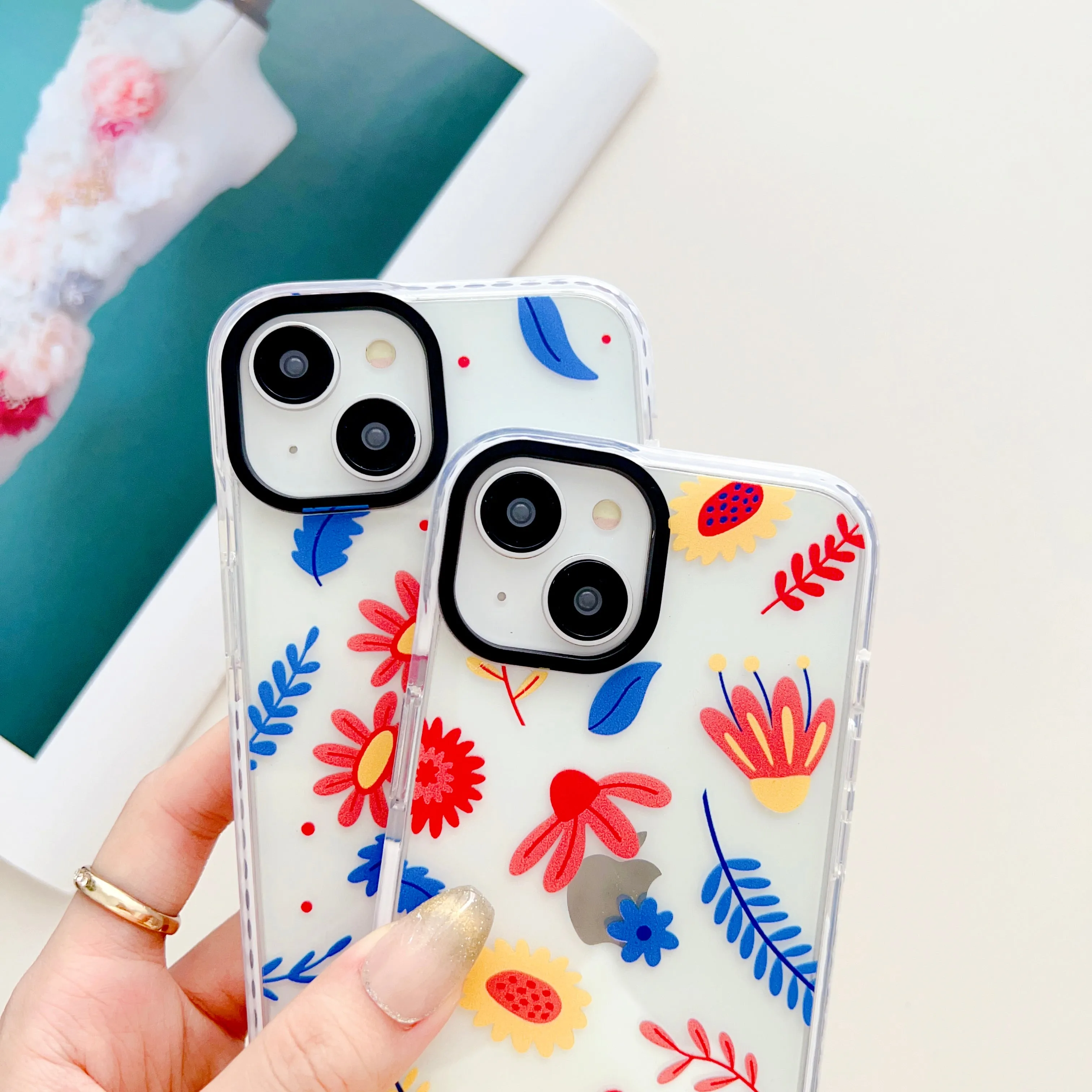 Designer Floral Impact Proof Case for iPhone