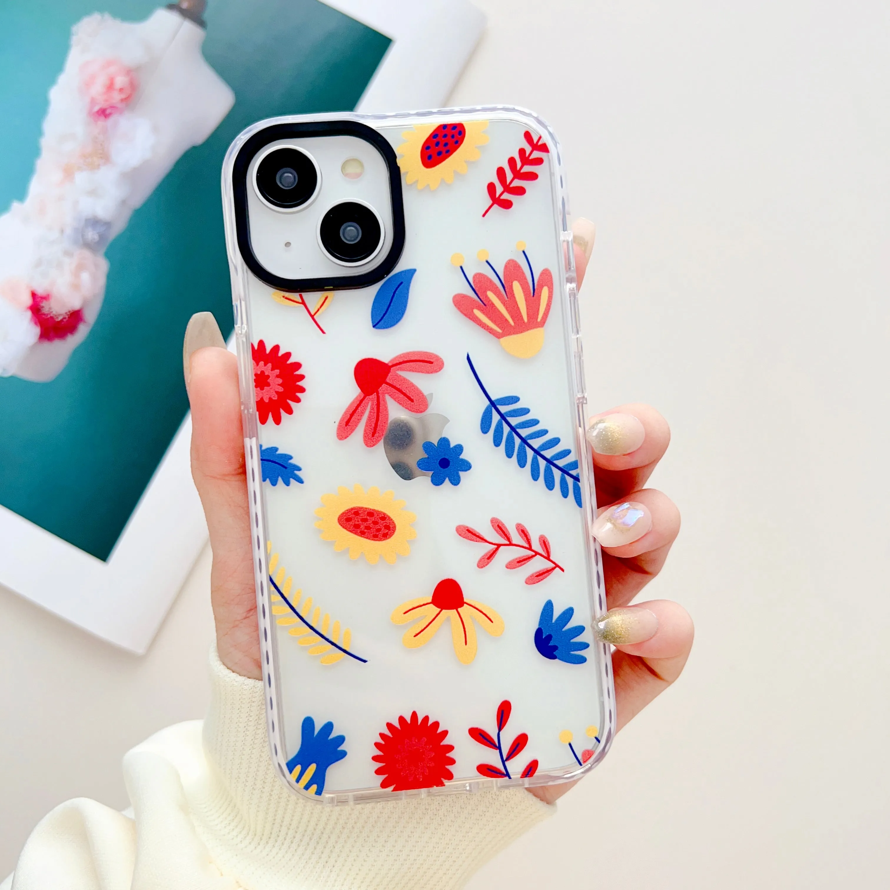 Designer Floral Impact Proof Case for iPhone