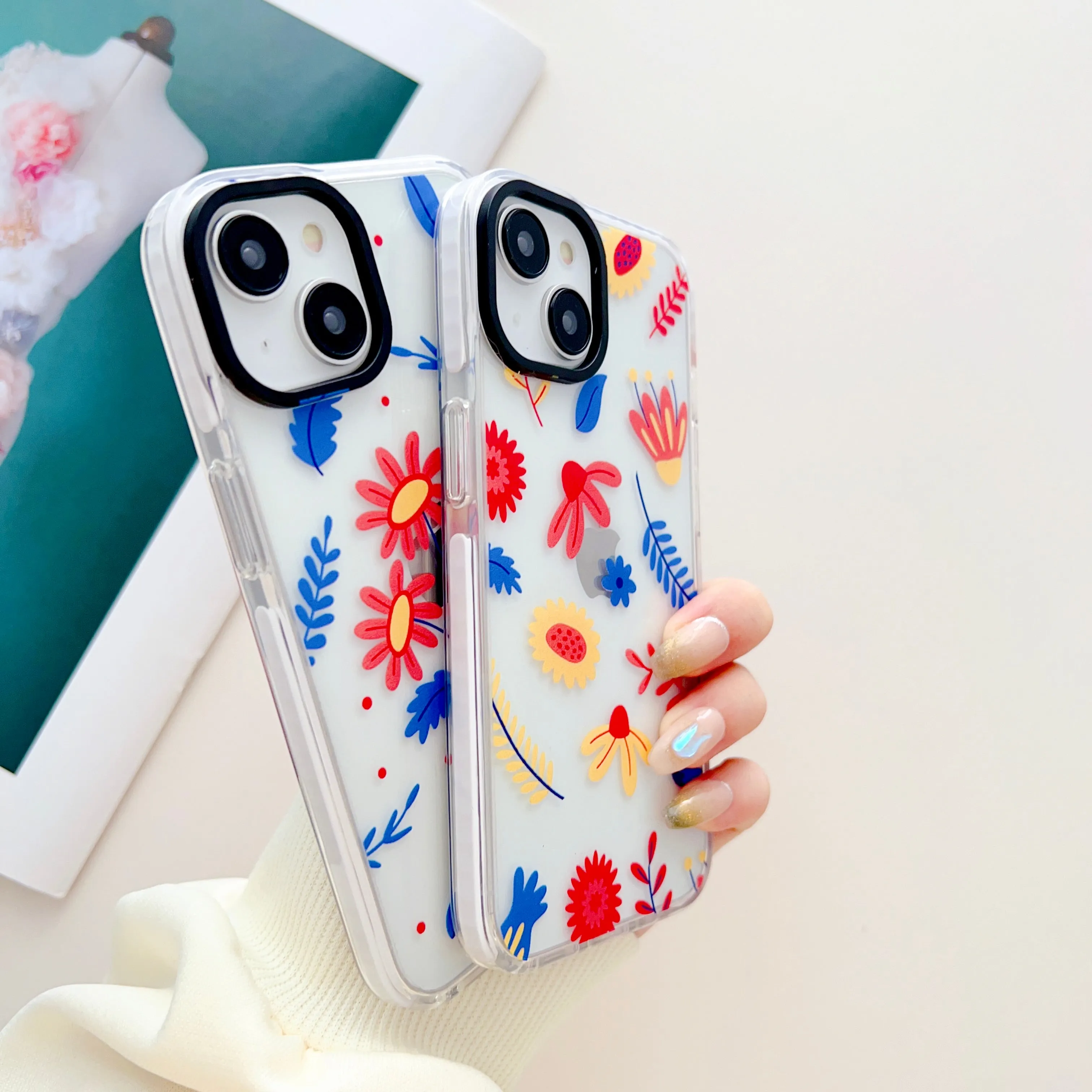 Designer Floral Impact Proof Case for iPhone