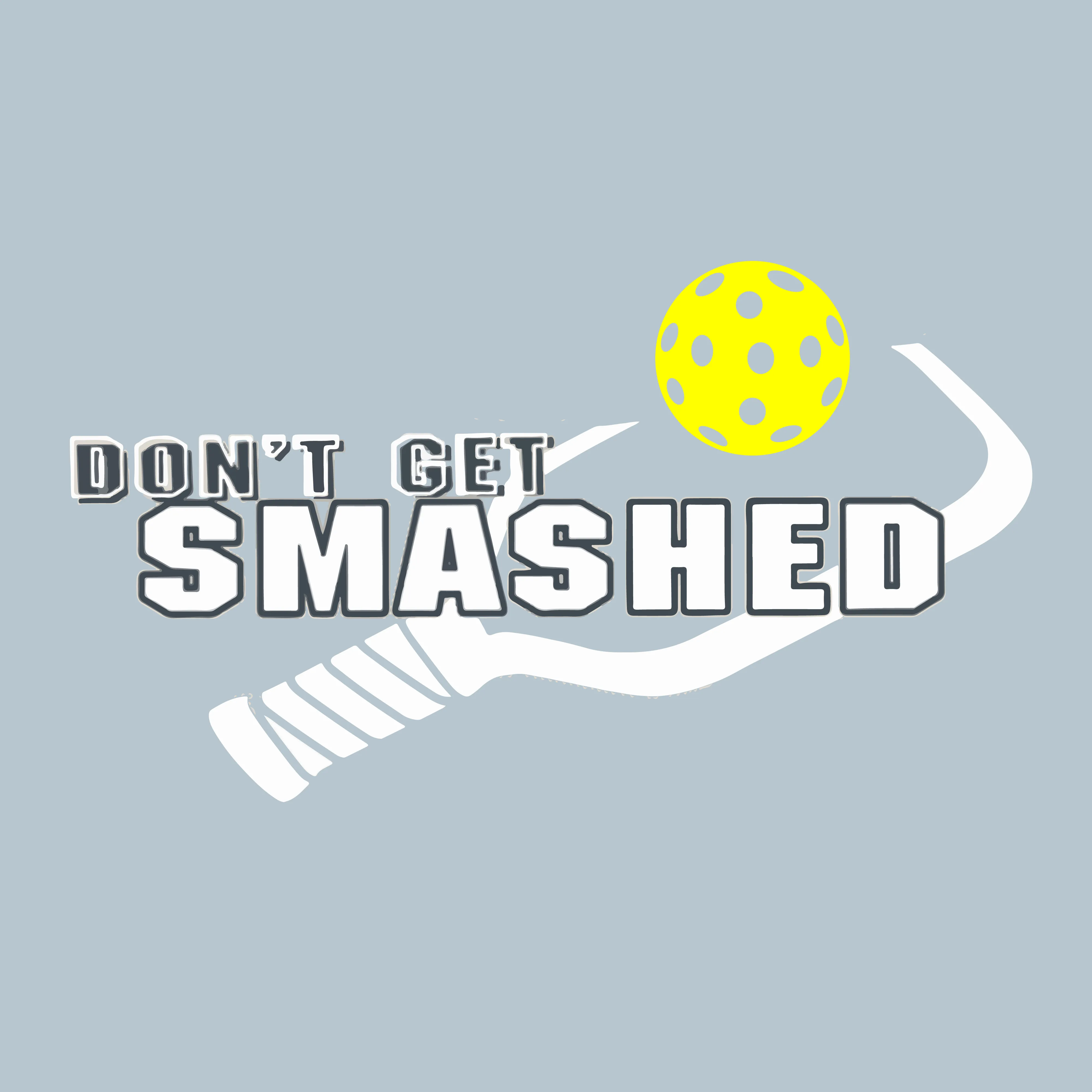 Don't Get Smashed (Colors Cyan Orange Pink) Customizable | Women’s Racerback Tank | 100% Polyester