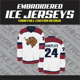 Embroidered Custom Hockey Jersey -  Your Design