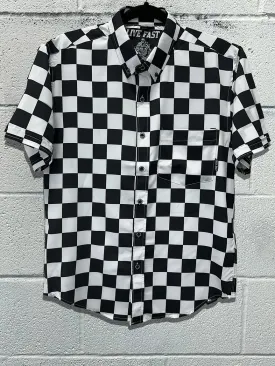 ESSENTIAL LIVE FAST BUTTON UP