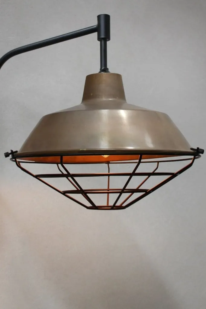 Factory Wing Arm Lamp with Wall Plug