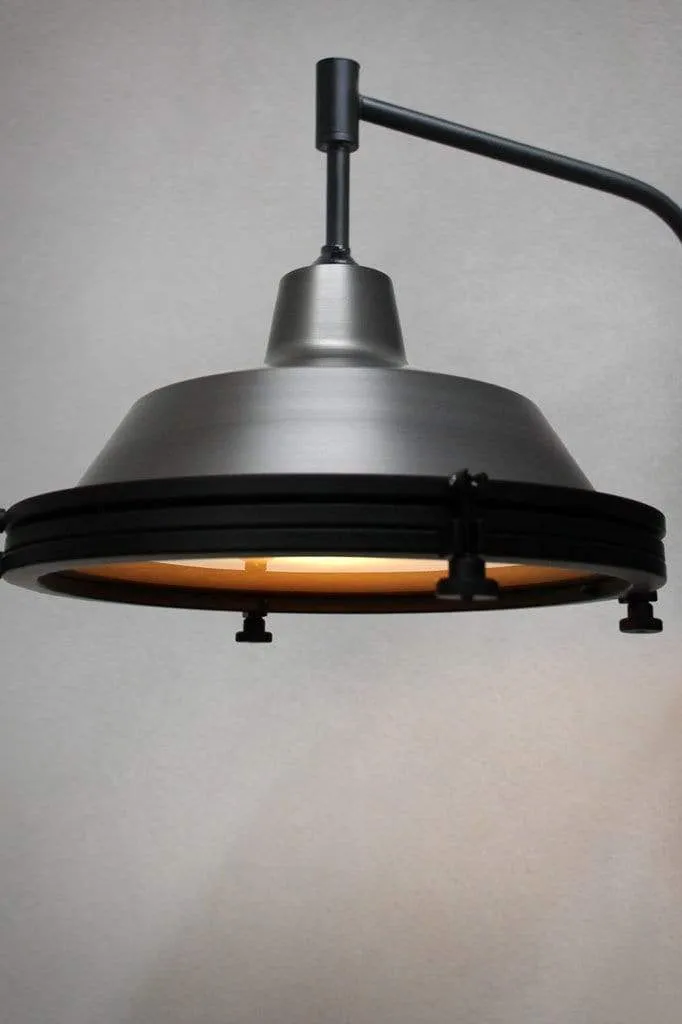 Factory Wing Arm Lamp with Wall Plug