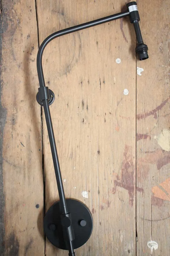 Factory Wing Arm Lamp with Wall Plug