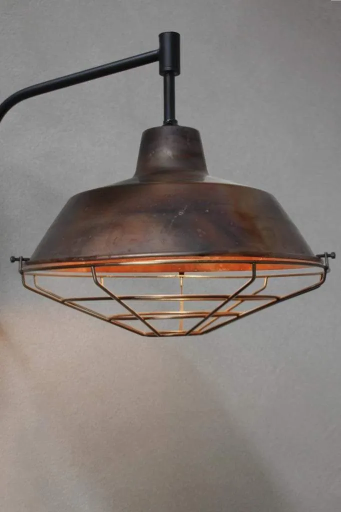Factory Wing Arm Lamp with Wall Plug