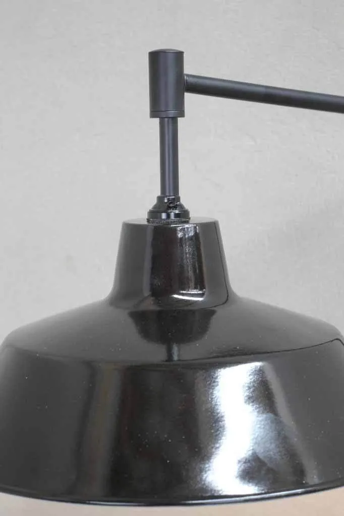 Factory Wing Arm Lamp with Wall Plug