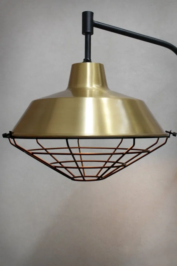 Factory Wing Arm Lamp with Wall Plug