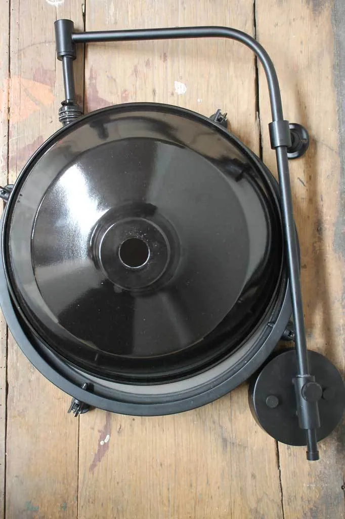 Factory Wing Arm Lamp with Wall Plug