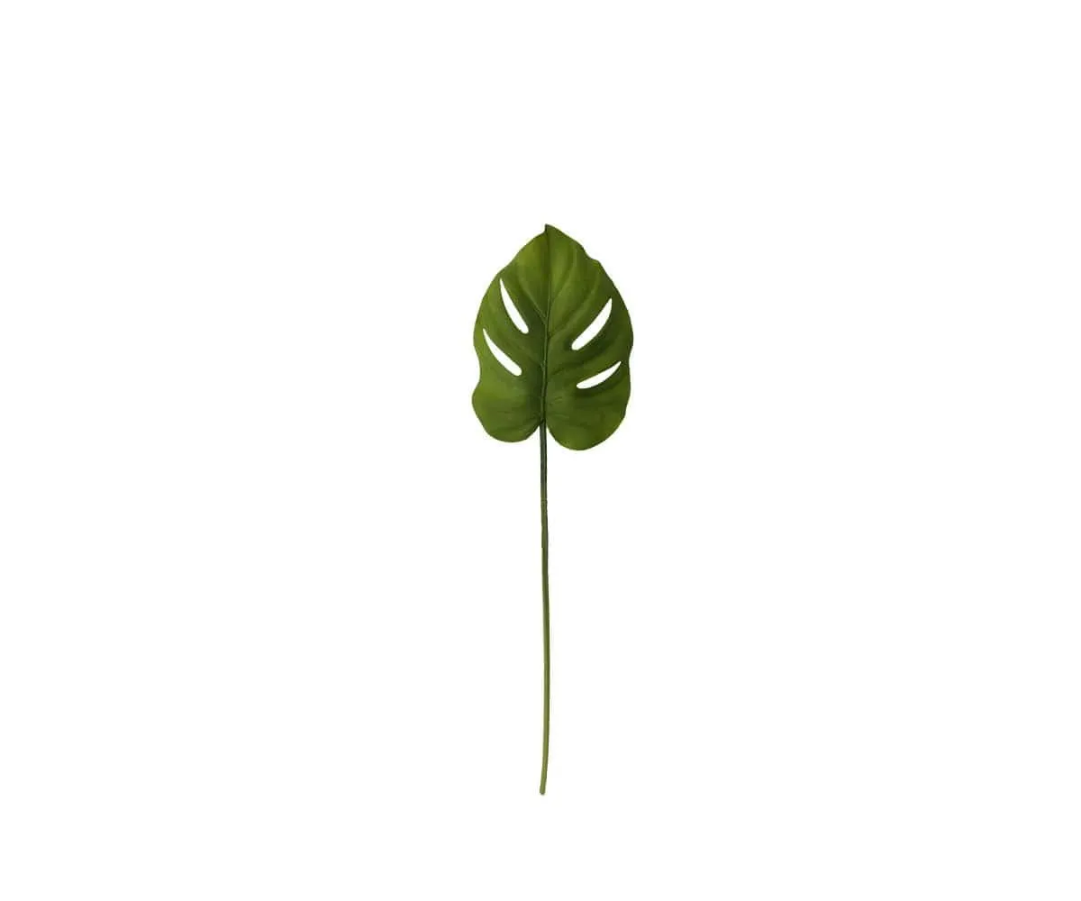 Faux Monstera Leaf