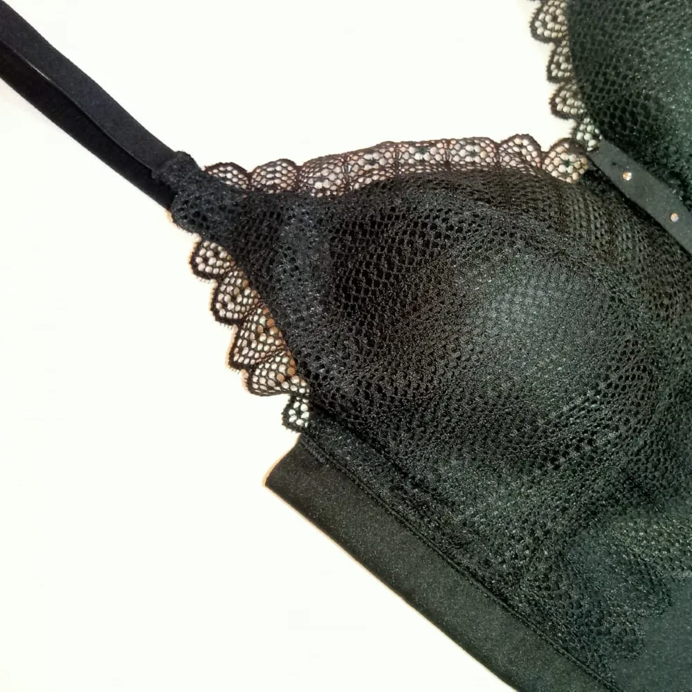 Floral Lace Design Pull Over Lightly Bra