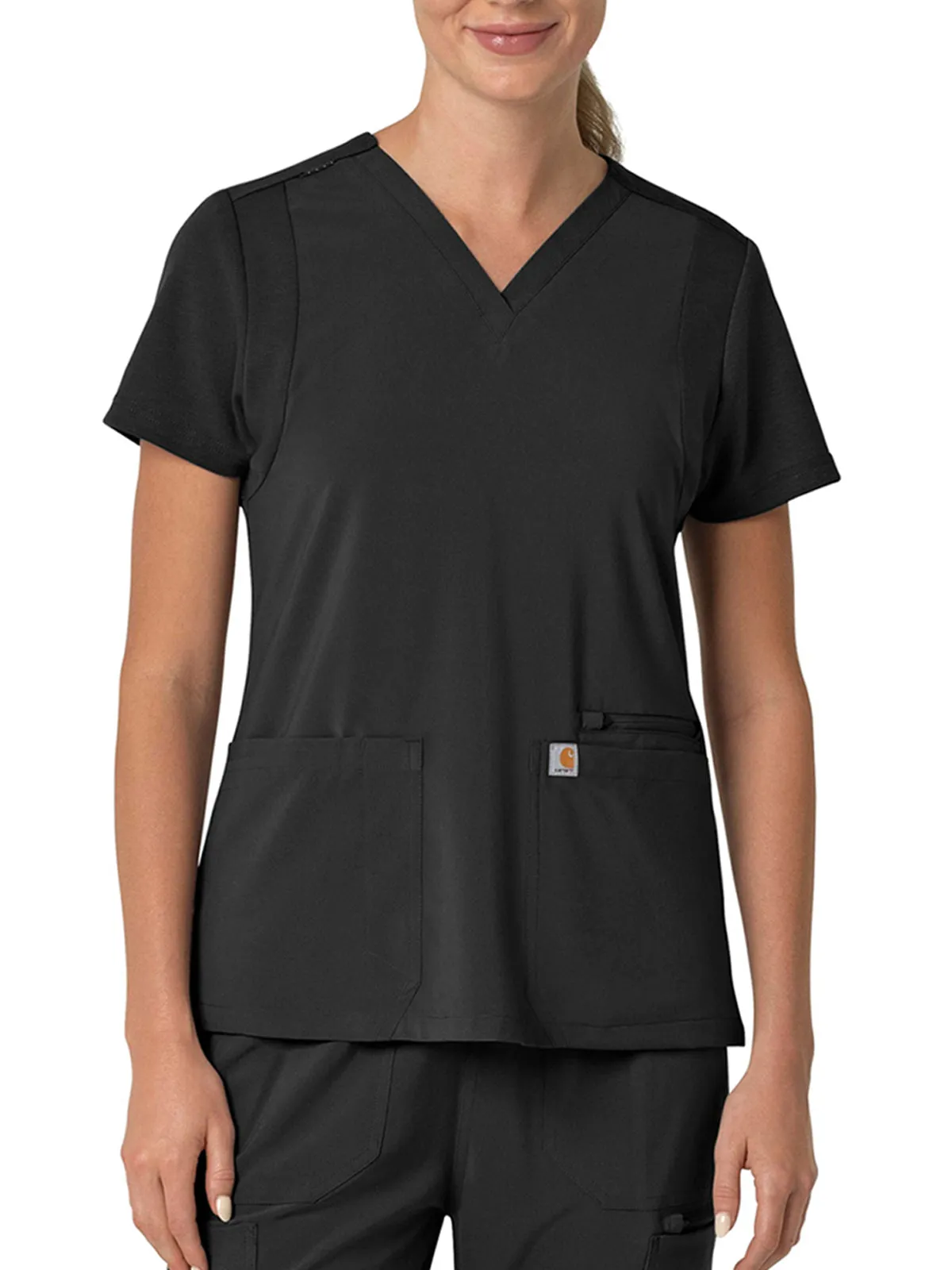 Force Cross-Flex - Women's Flex Panel V-Neck Scrub Top