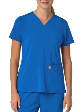 Force Cross-Flex - Women's Flex Panel V-Neck Scrub Top