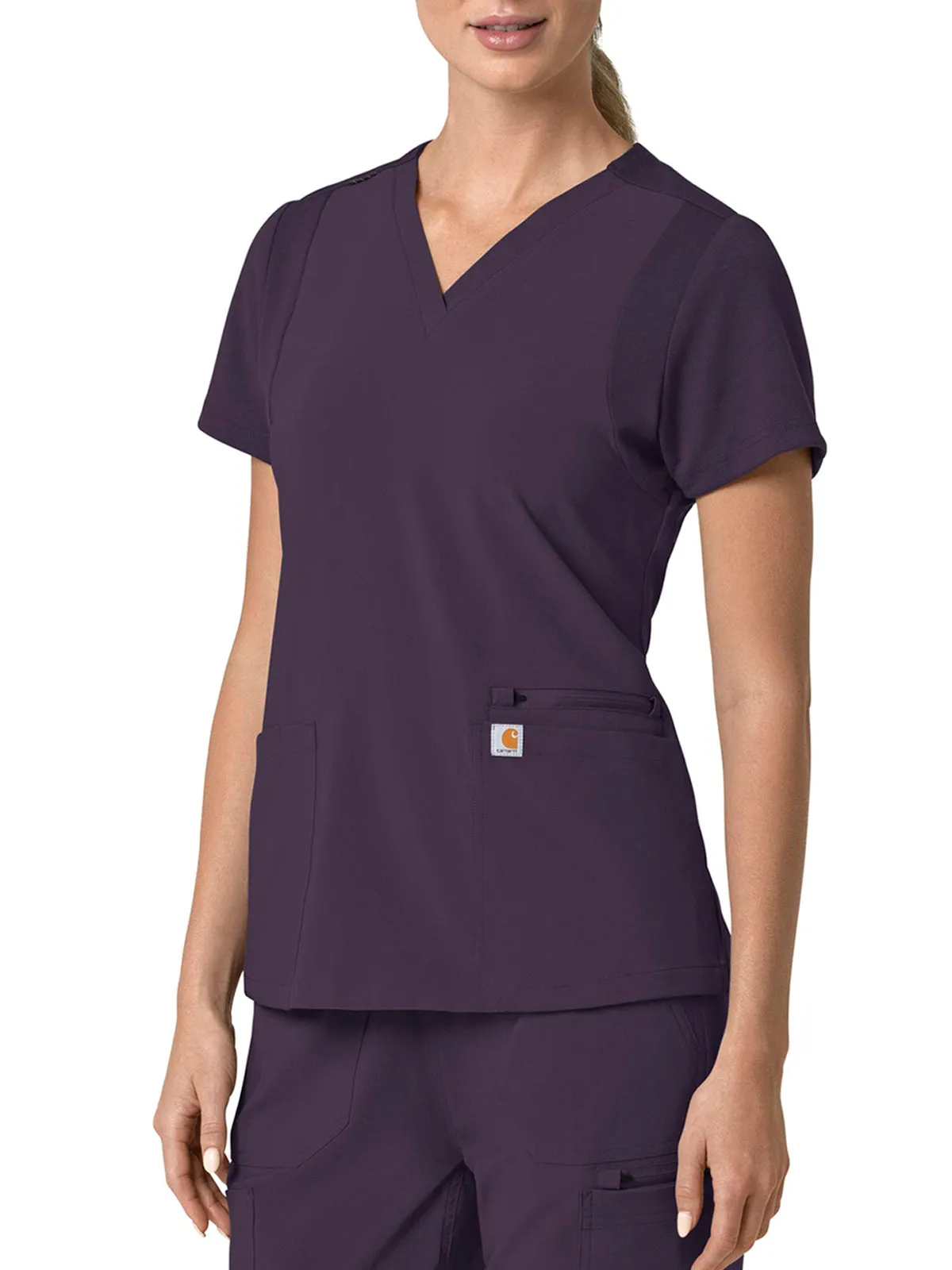 Force Cross-Flex - Women's Flex Panel V-Neck Scrub Top