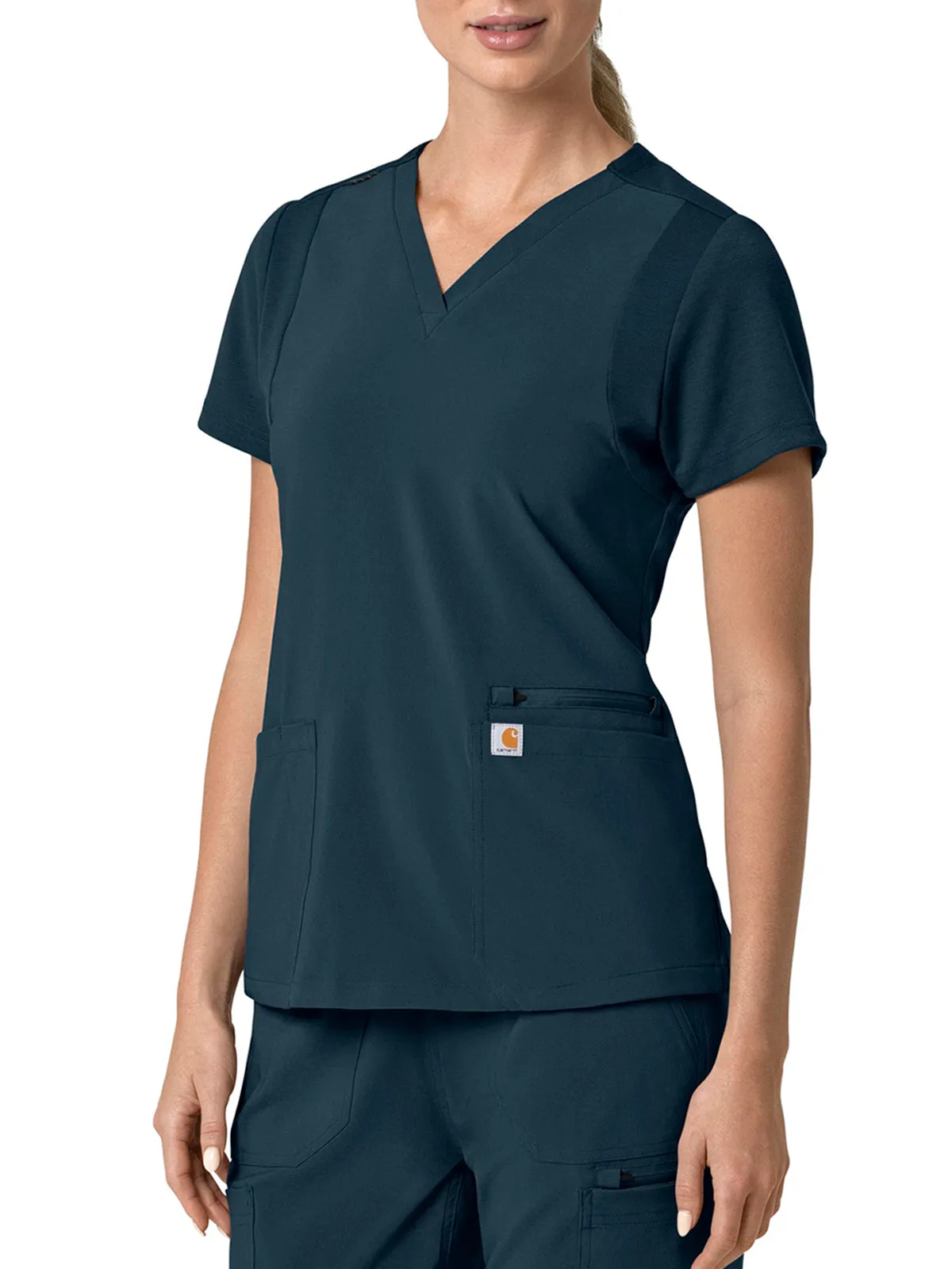 Force Cross-Flex - Women's Flex Panel V-Neck Scrub Top