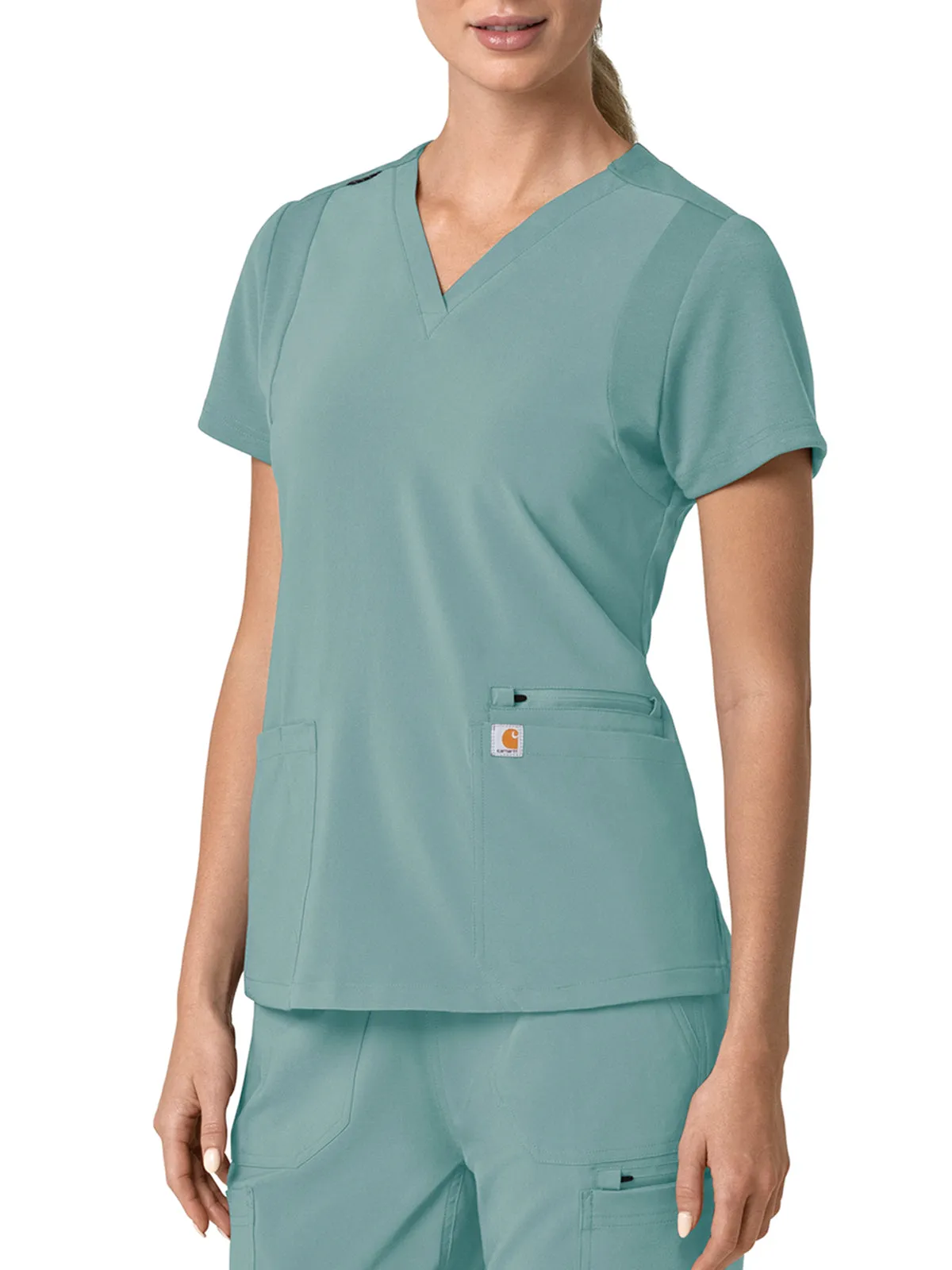 Force Cross-Flex - Women's Flex Panel V-Neck Scrub Top