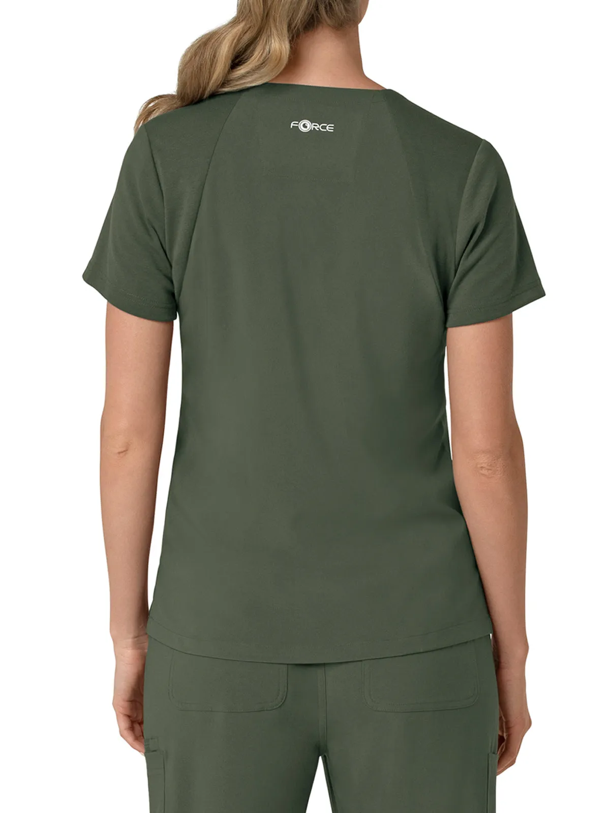 Force Cross-Flex - Women's Flex Panel V-Neck Scrub Top