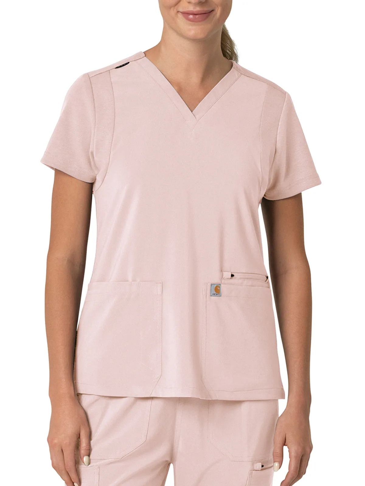 Force Cross-Flex - Women's Flex Panel V-Neck Scrub Top