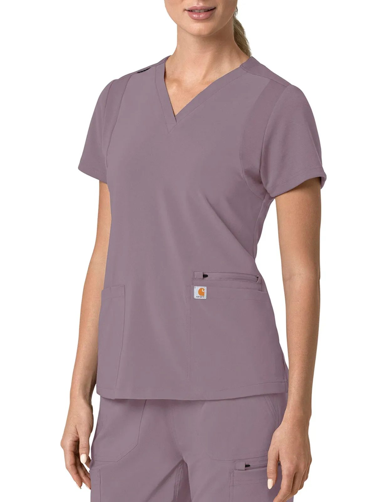 Force Cross-Flex - Women's Flex Panel V-Neck Scrub Top