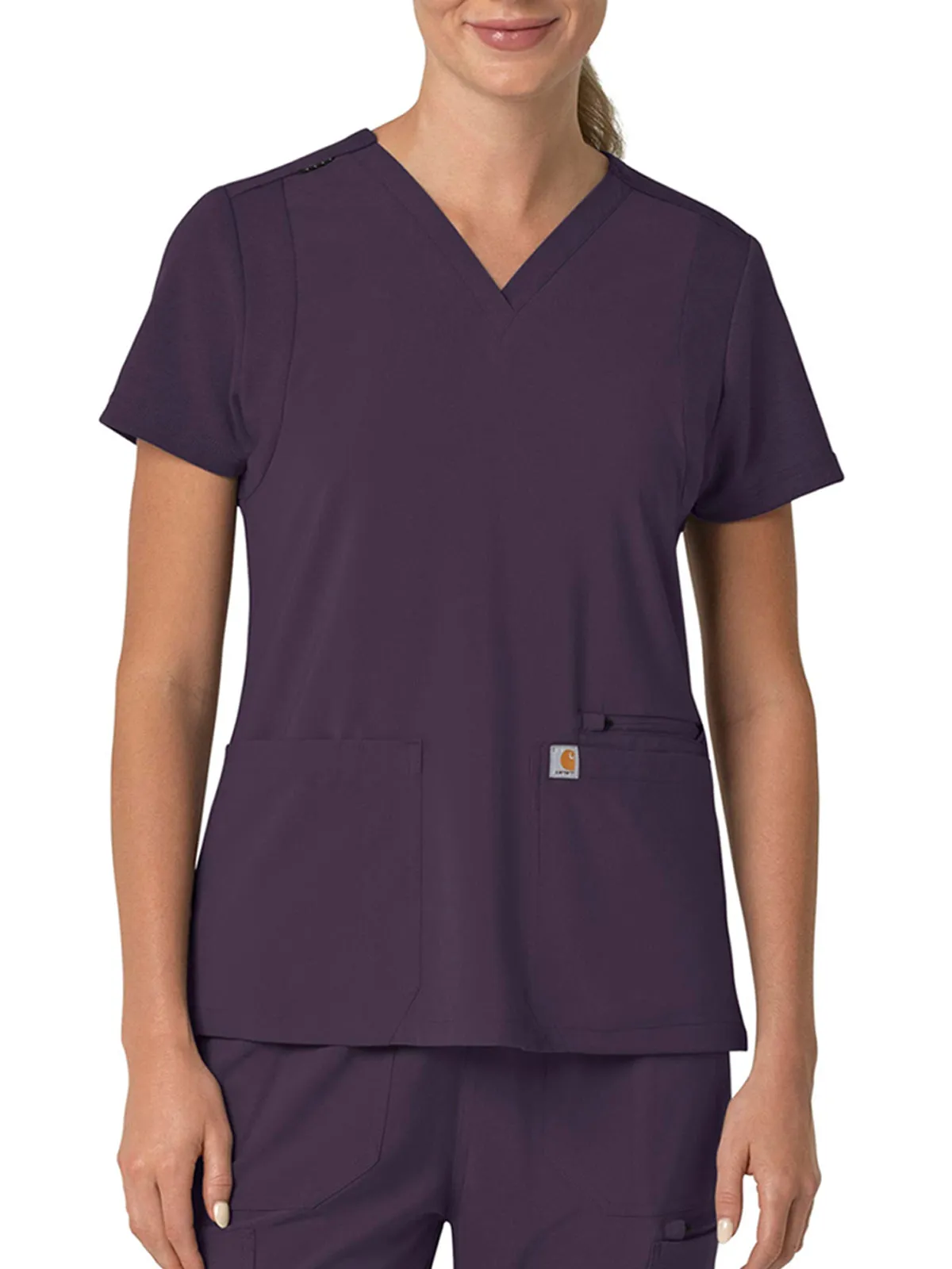 Force Cross-Flex - Women's Flex Panel V-Neck Scrub Top
