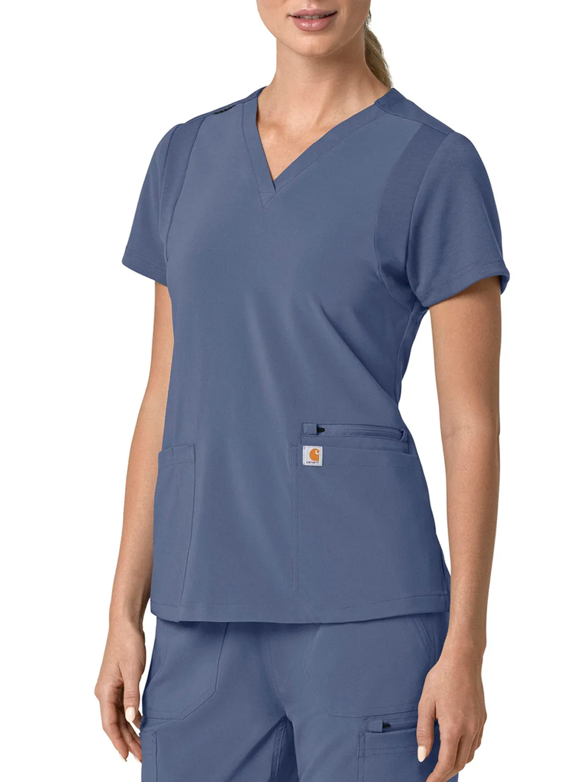 Force Cross-Flex - Women's Flex Panel V-Neck Scrub Top