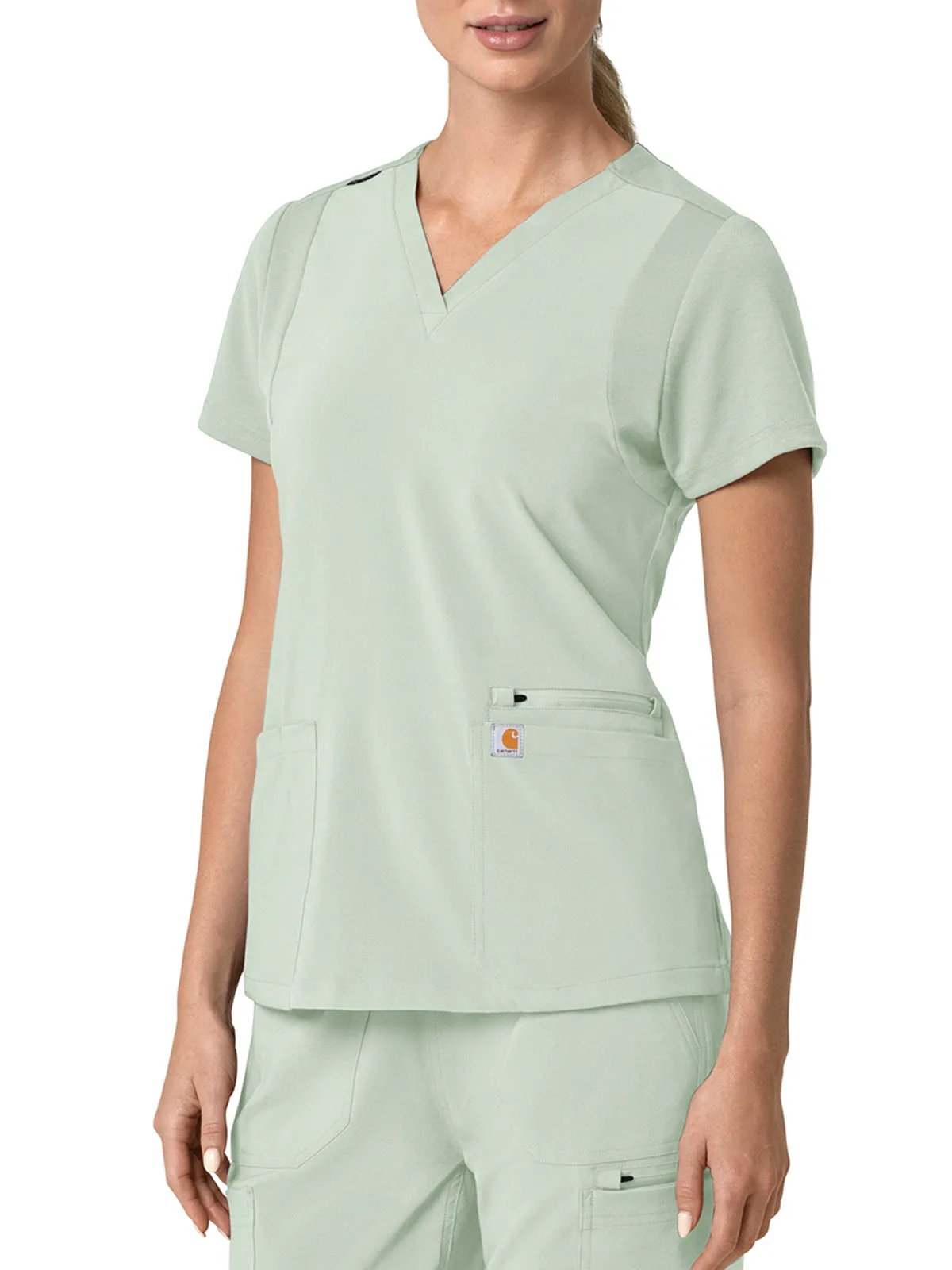 Force Cross-Flex - Women's Flex Panel V-Neck Scrub Top