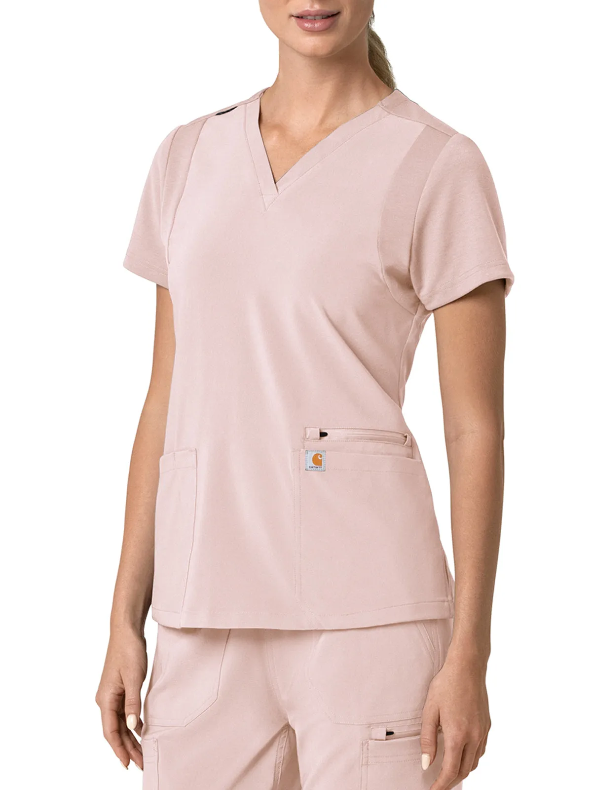 Force Cross-Flex - Women's Flex Panel V-Neck Scrub Top