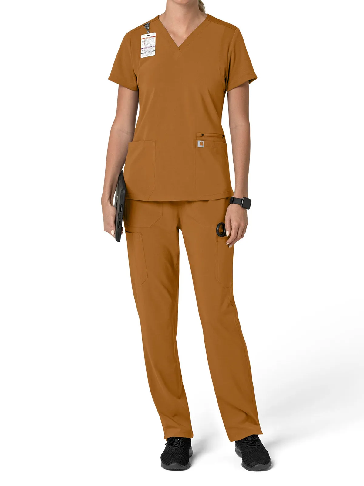 Force Cross-Flex - Women's Flex Panel V-Neck Scrub Top
