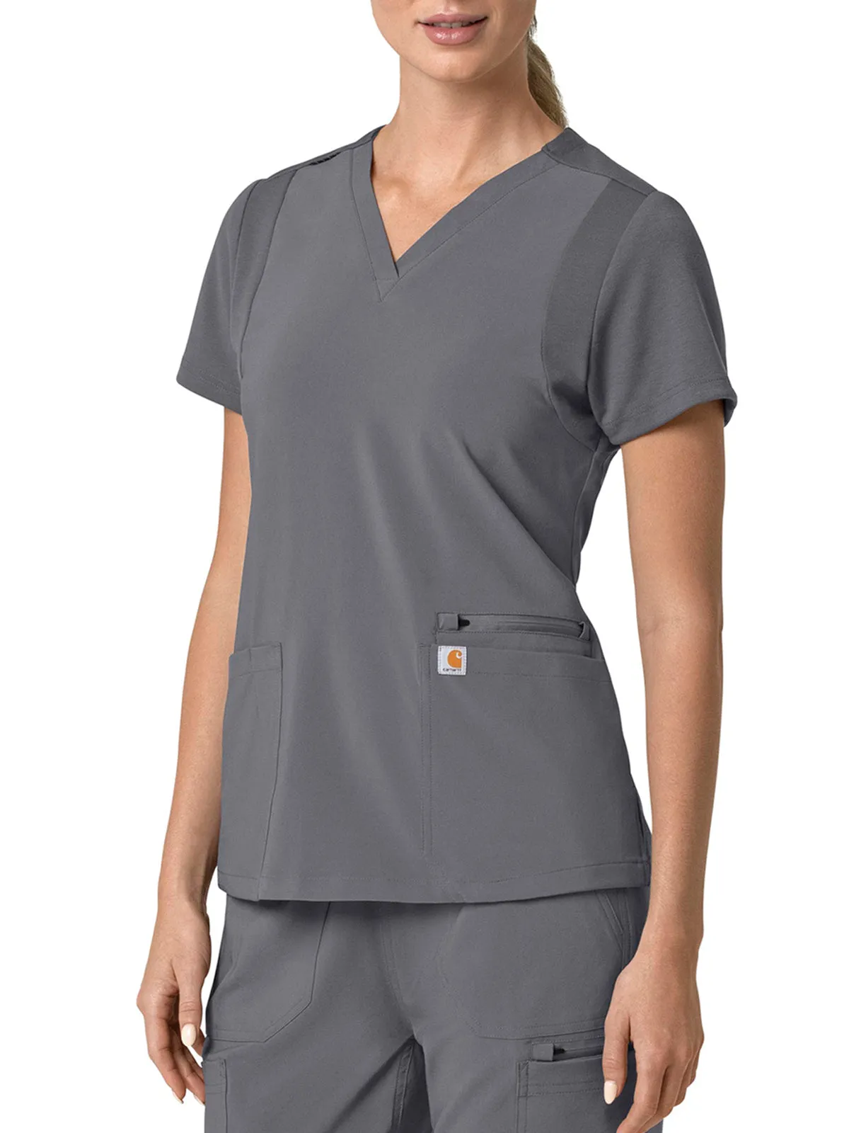 Force Cross-Flex - Women's Flex Panel V-Neck Scrub Top