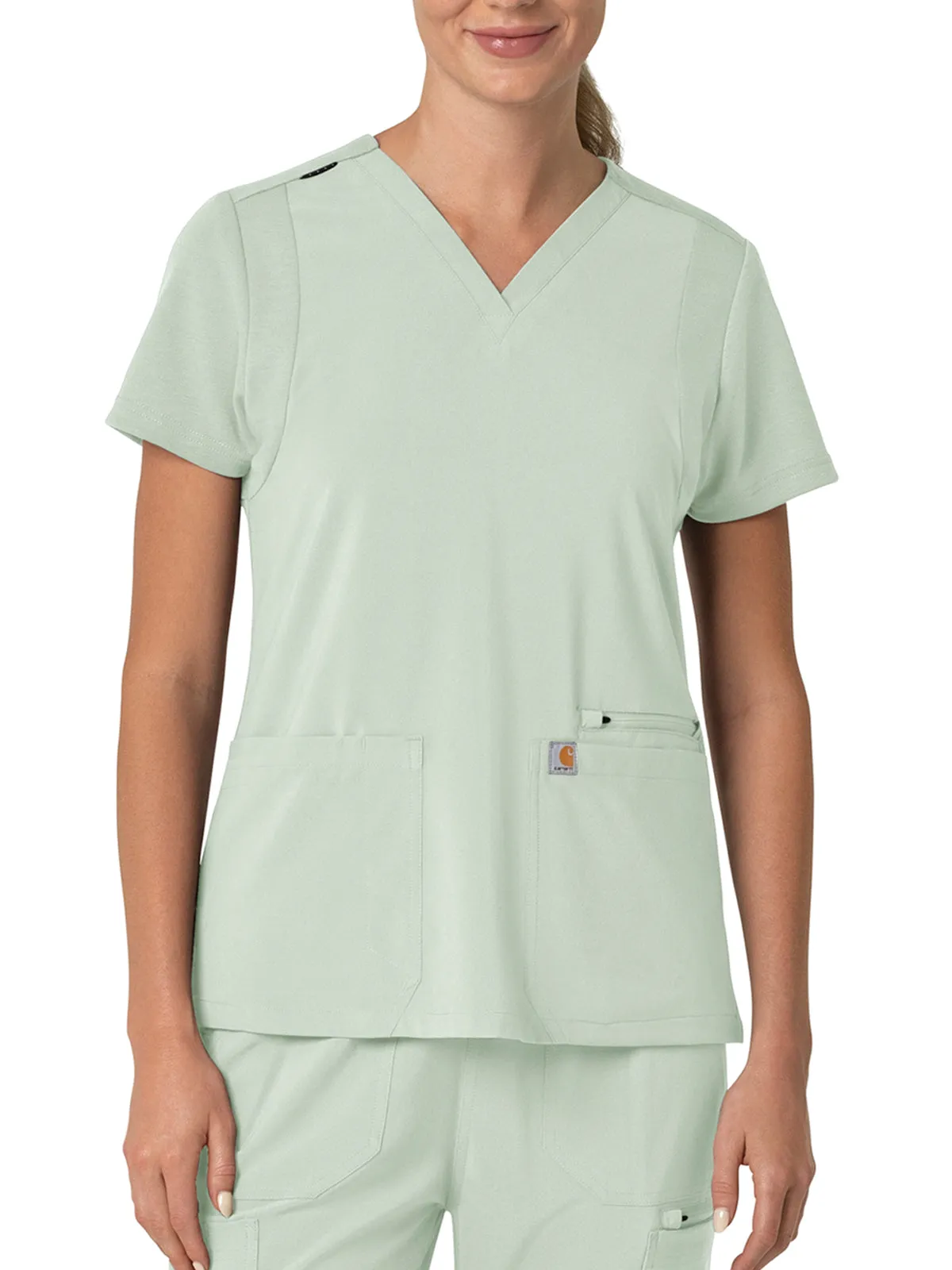 Force Cross-Flex - Women's Flex Panel V-Neck Scrub Top