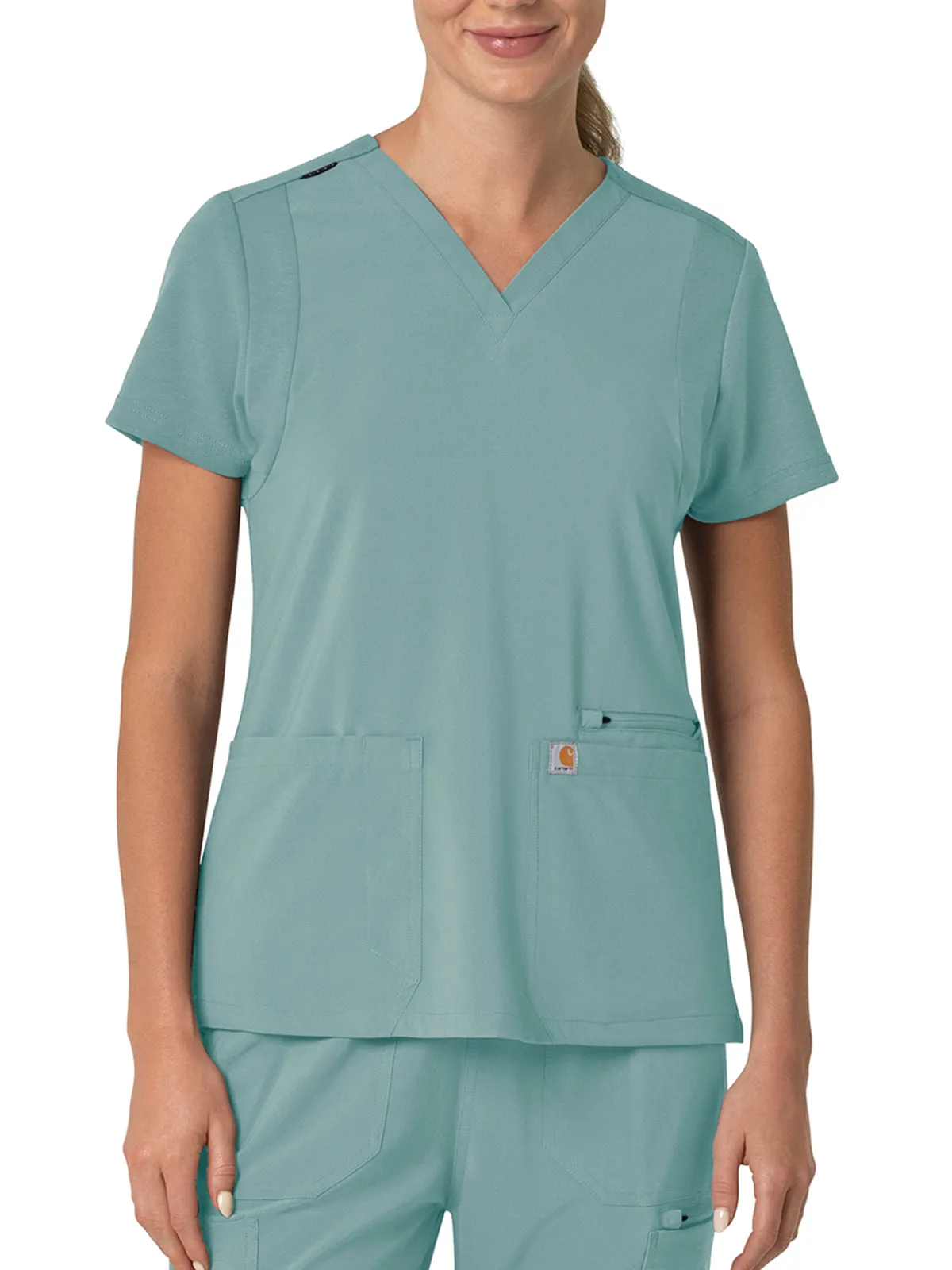 Force Cross-Flex - Women's Flex Panel V-Neck Scrub Top