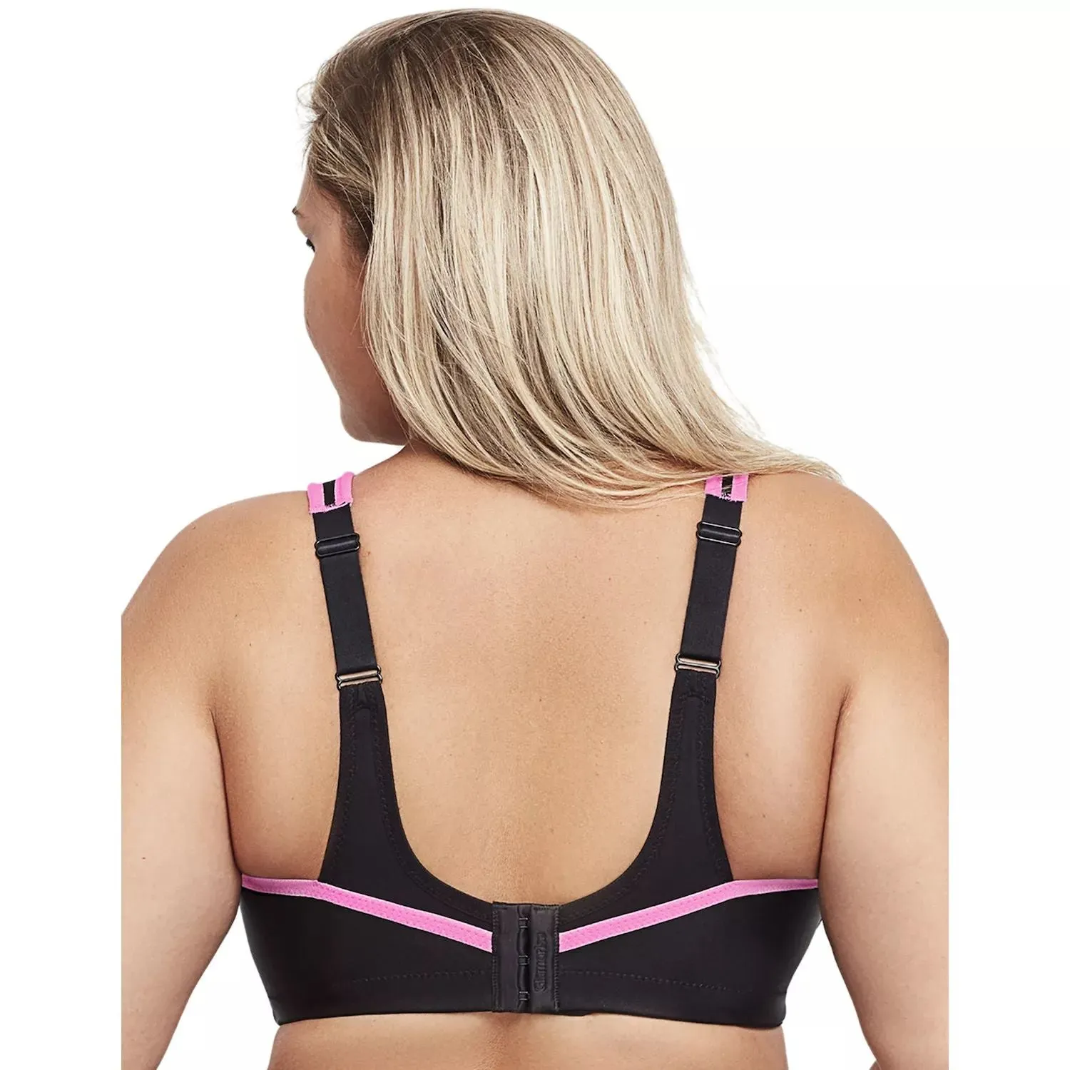 Full Figure Glamorise Strapless Sports Bra Plus Size No Jump 1066 Glamorise