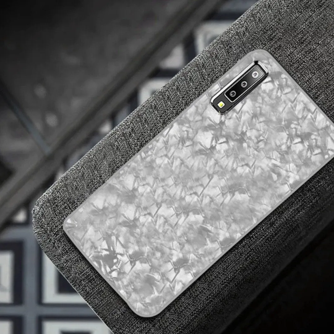 Galaxy A50s Dream Shell Series Textured Marble Case