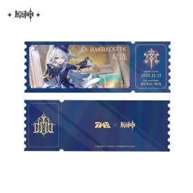 Genshin Impact - Furina Acrylic Commemorative Ticket miHoYo