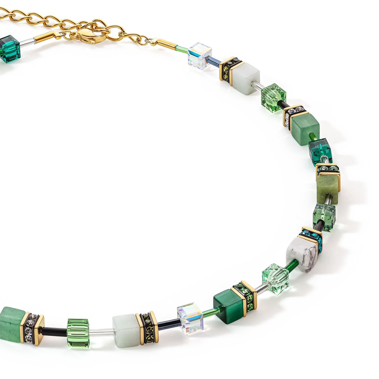 GeoCUBE® Iconic Precious necklace green