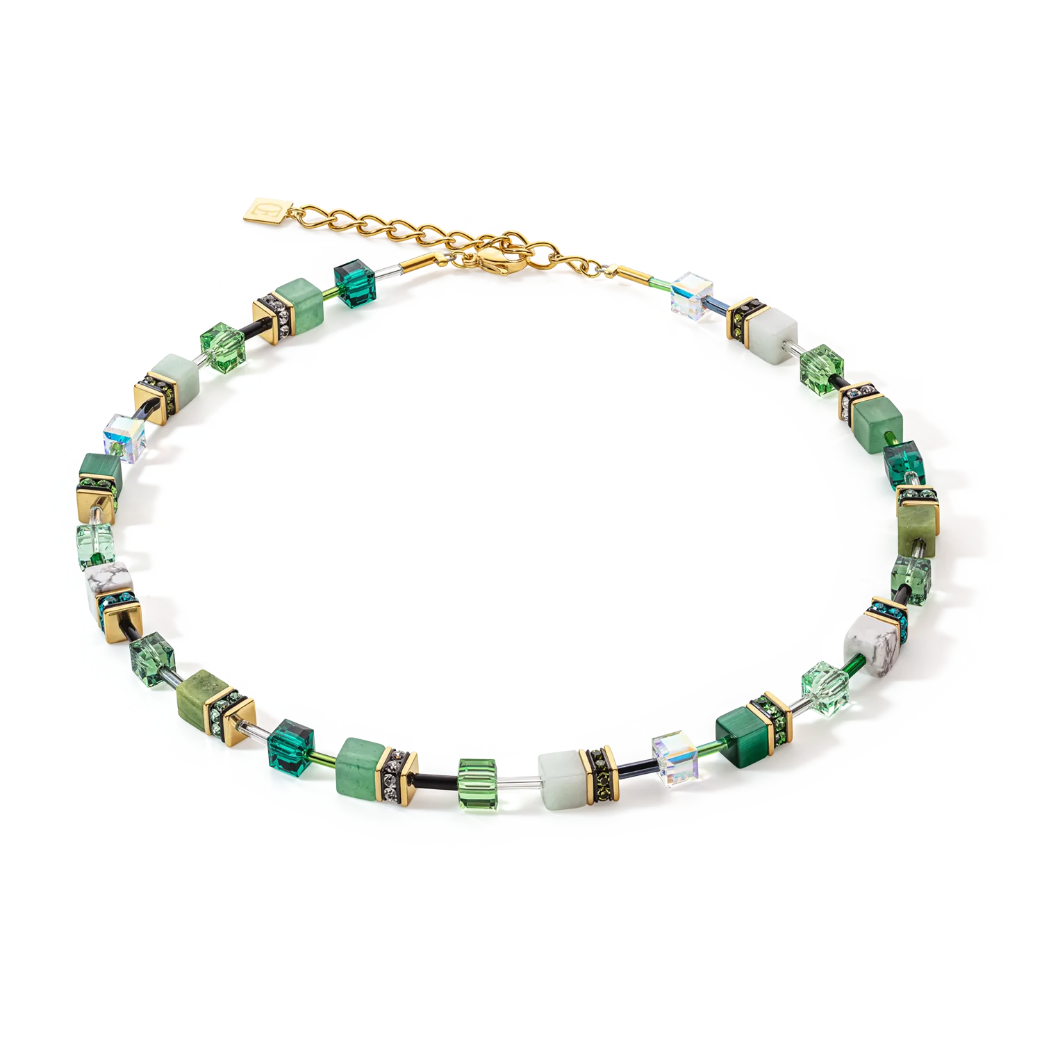 GeoCUBE® Iconic Precious necklace green