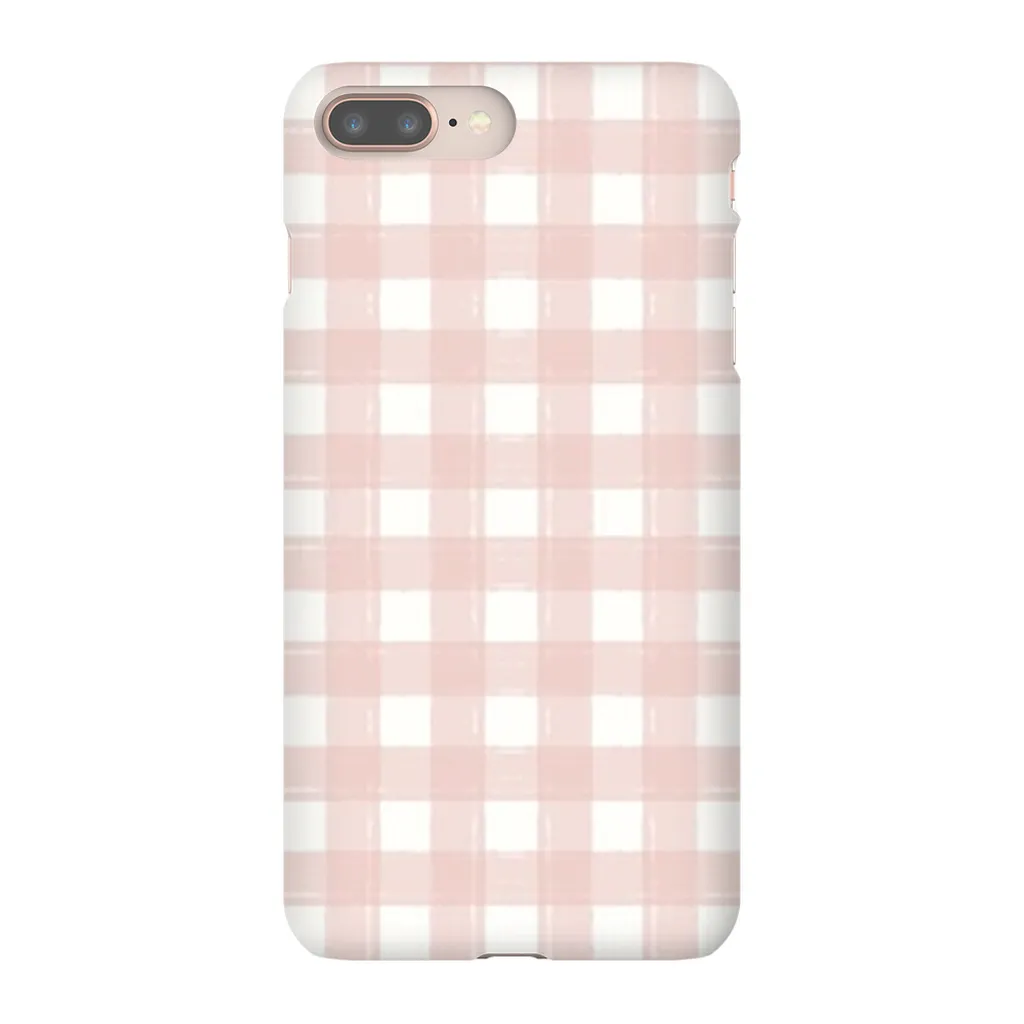 Gingham Pink Phone Case