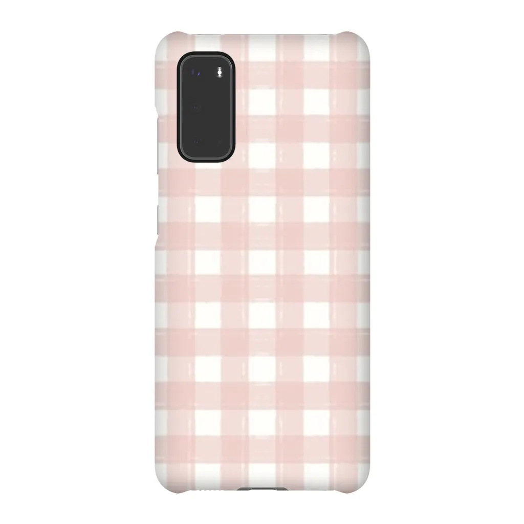 Gingham Pink Phone Case