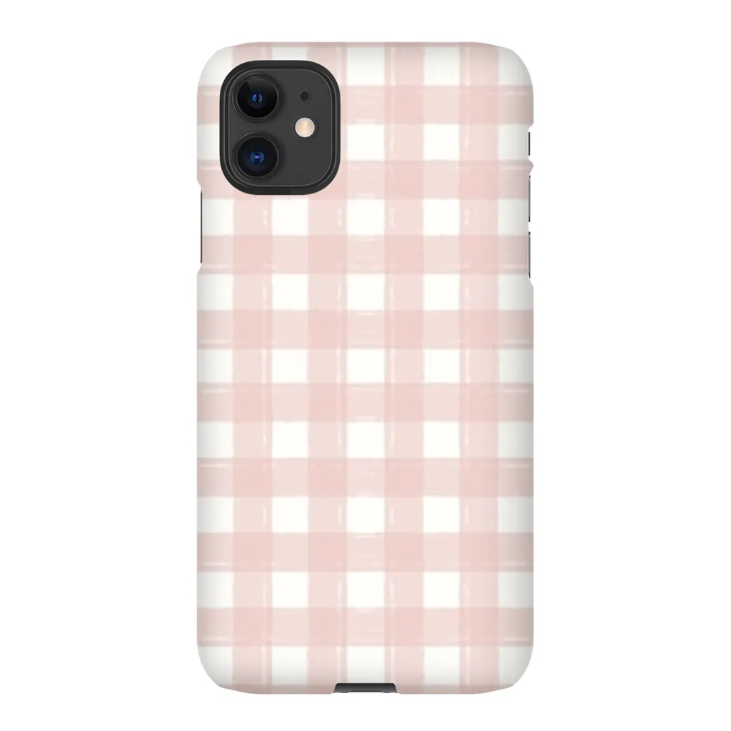 Gingham Pink Phone Case
