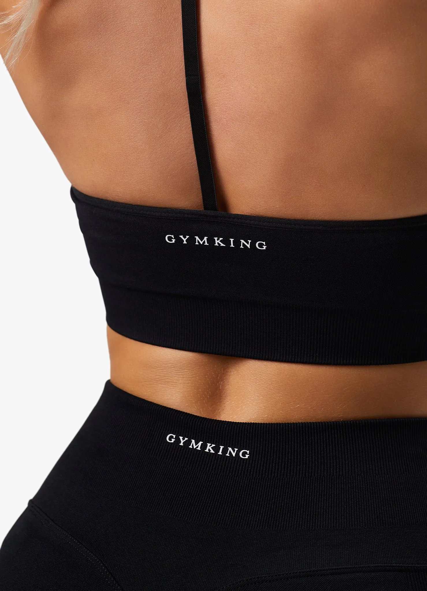 Gym King Sculpt Seamless Bra - Black